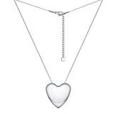 LUSH 18k GOLD PLATED STAINLESS STEEL HEART NECKLACE