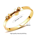 LUSH 18K GOLD PLATED STAINLESS STEEL BALL LOVE BRACELET